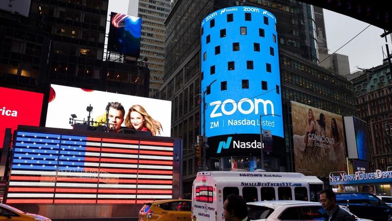 Video-conferencing company Zoom is set to raise $1.75bn through a stock offering in New York. AP