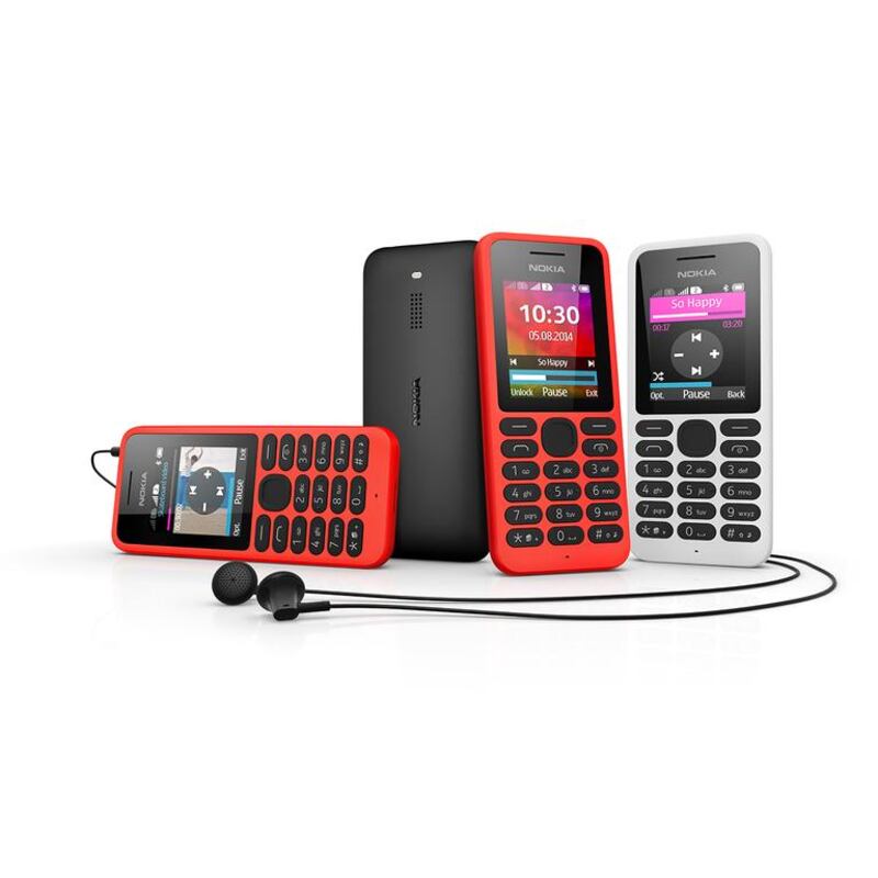 The Nokia 130 is coming to the UAE. Courtesy Microsoft