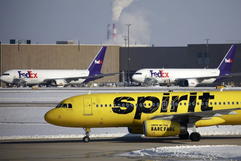 Spirit Airlines, one of the largest low-cost carriers in the US. Bloomberg