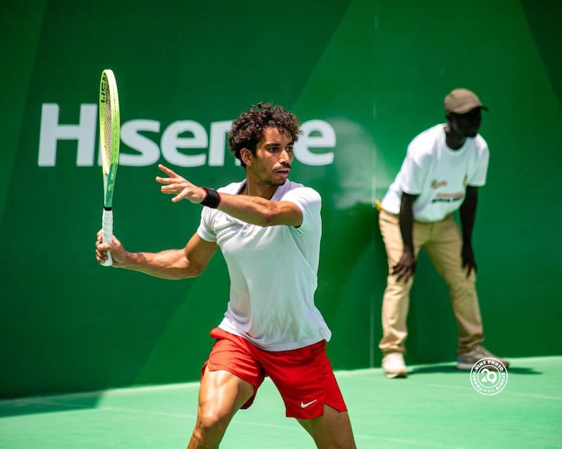 Moez Echargui will be competing at Roland Garros for the first time in his career during the Paris Olympics. Photo: Moez Echargui