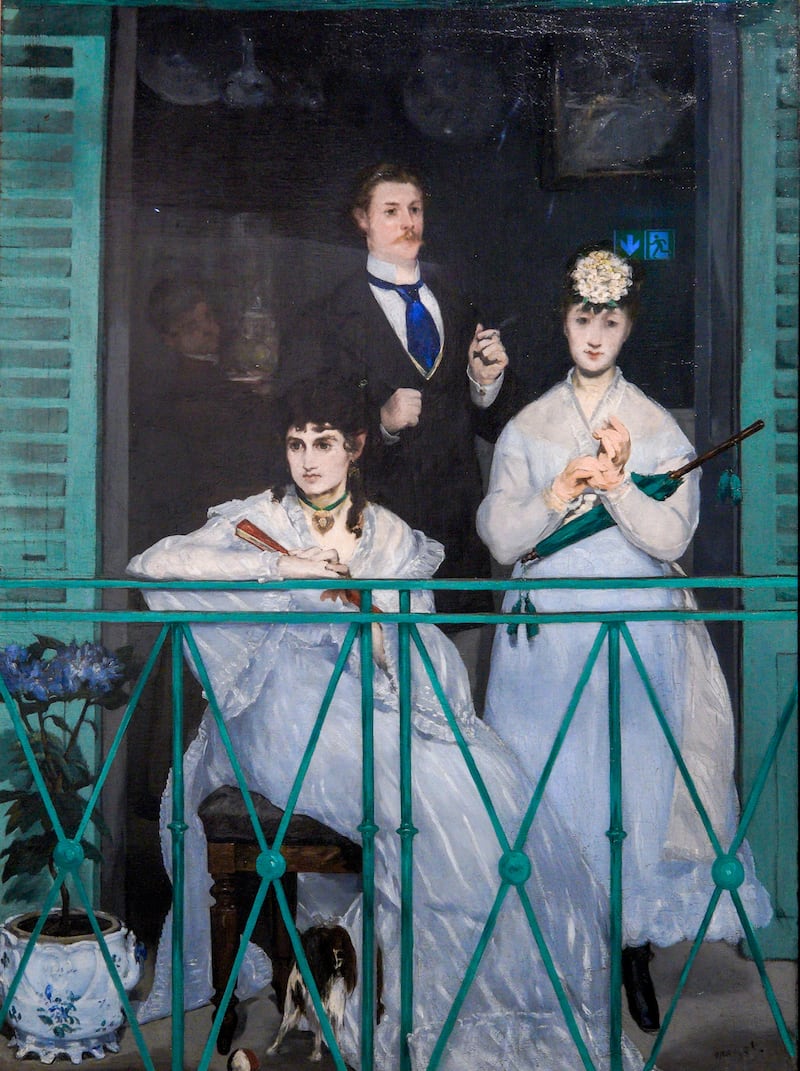 'The Balcony' (1868-69), oil on canvas by Edouard Manet. Victor Besa / The National