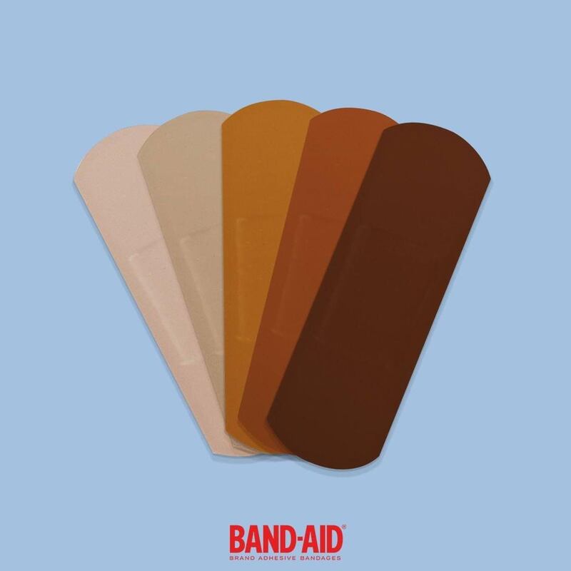 Band-Aid is launching plasters in a range of skin tones. Instagram / Band-Aid