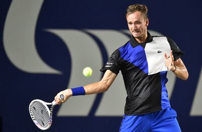 Daniil Medvedev will compete in Dubai for the third time in is career. AFP