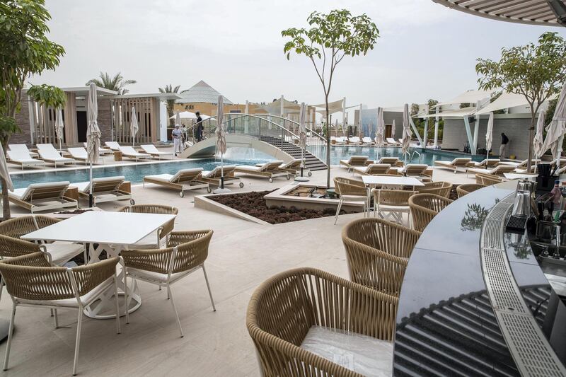 DUBAI, UNITED ARAB EMIRATES. 30 AUGUST 2020. The soon to opened Sofitel at Wafi a first look at the property as it gears up fr it’s soft opening. (Photo: Antonie Robertson/The National) Journalist: Farah Andrews. Section: National.