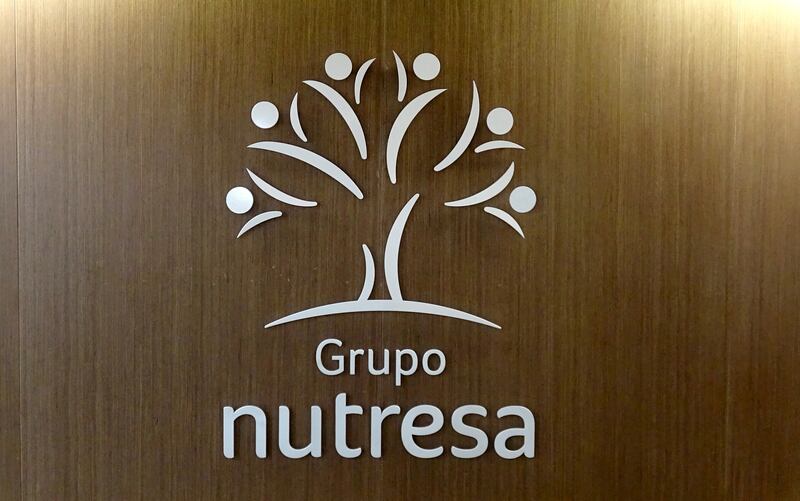 The logo of Grupo Nutresa, at its offices at Medellin, Colombia. IHC plans to take as much as 31.25 per cent stake in the company. Reuters