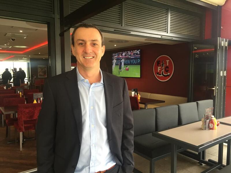 Andy Pilley, the 46-year-old businessman behind Fleetwood’s rise. Andy Mitten for The National