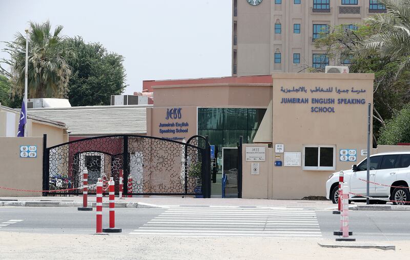 Jumeirah English Speaking School at Al Safa 1 has a little more than 2,000 pupils. Pawan Singh / The National
