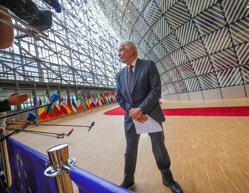 Josep Borrell, the EU representative for foreign affairs and security, in Brussels on Thursday. EPA