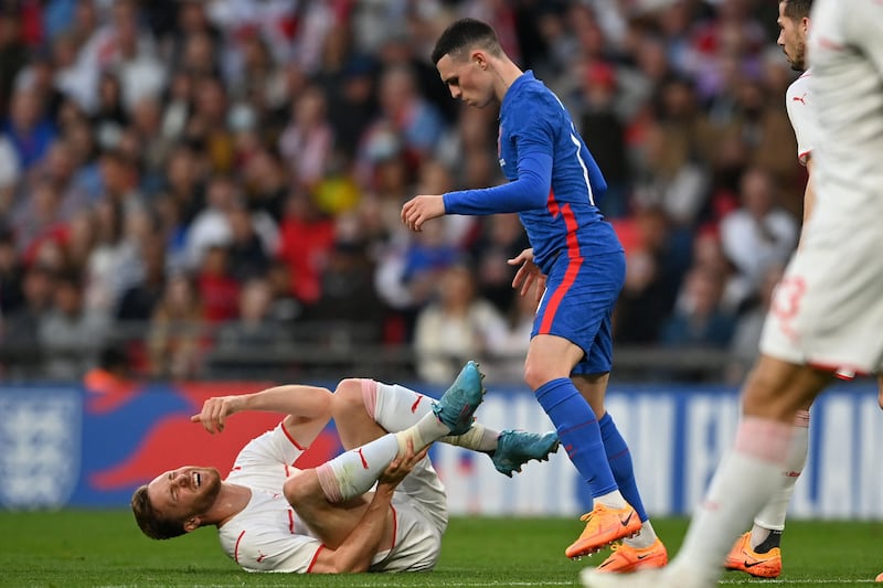 Phil Foden 5 - The Manchester City midfielder struggled to influence the game. Always a willing runner, and pressed well out of possession, but lacked the quality and end product on the night. AFP