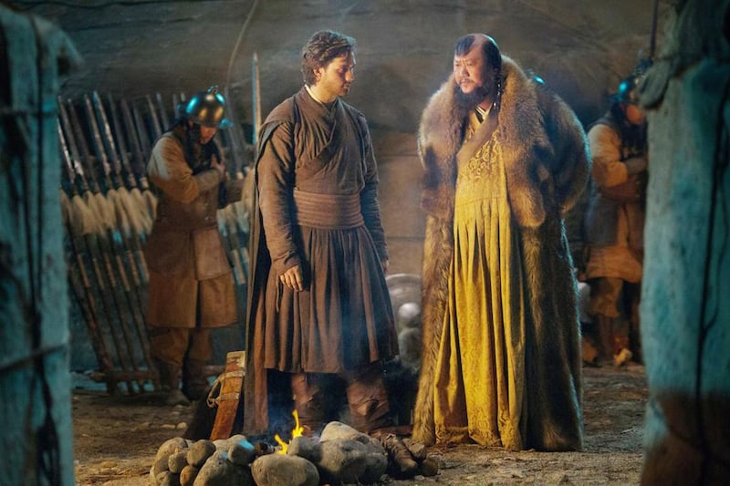 Historians have pointed out the inaccuracies of 'Marco Polo', a TV Show on Netflix. Photo by ©Netflix/Courtesy Everett Colle/Lorenzo Richelmy, Benedict Wong






