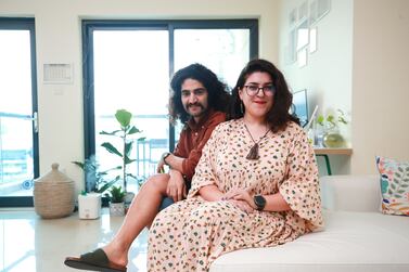Digital content creators Zhale Rousta and Nima Farahbakhsh have been keen on living in the Dubai Marina area from the time they saw the neighbourhood in 2007. Victor Besa / The National