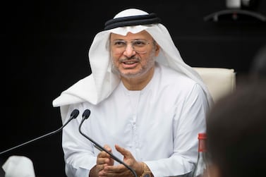 Dr Anwar Gargash, the UAE Minister of State for Foreign Affairs. Ruel Pableo / The National