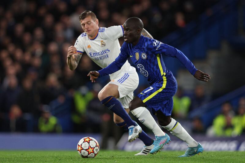 N’Golo Kante - 6: Trademark tackle and fine ball forward set up early chance for Havertz. Fired shot from distance well over. Also hooked at half-time, assuming due to injury as there was more obvious choices. AFP