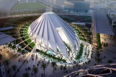 An artist's impression of the UAE pavilion at the Expo 2020 Dubai site. Wam