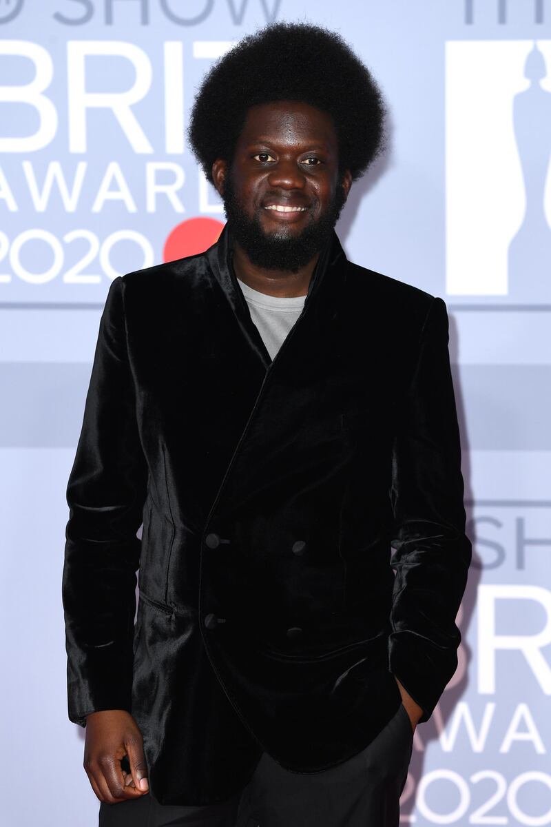 Michael Kiwanuka attends The BRIT Awards 2020 at The O2 Arena on February 18, 2020 in London, England. Getty Images