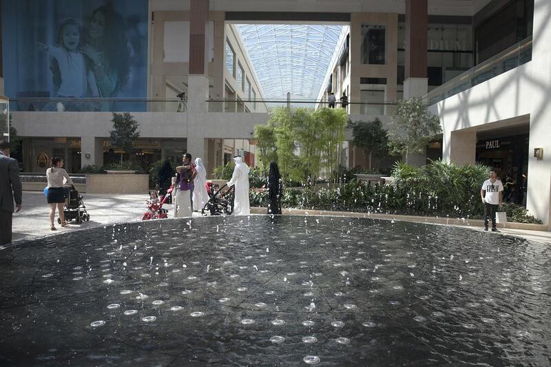 The mall is expecting 20 million visitors in its first year, bringing in 50,000 people a day. Silvia Razgova / The National