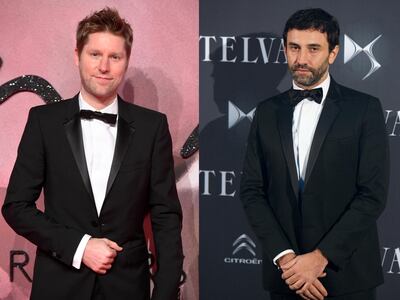 LONDON, ENGLAND - DECEMBER 05:  Christopher Bailey attends The Fashion Awards 2016 on December 5, 2016 in London, United Kingdom.  (Photo by Stuart C. Wilson/Getty Images)

MADRID, SPAIN - DECEMBER 02:  Designer Riccardo Tisci attends the Telva Magazine Fashion Awards 2013 at the Palacio de Cibeles on December 2, 2013 in Madrid, Spain.  (Photo by Carlos Alvarez/Getty Images)