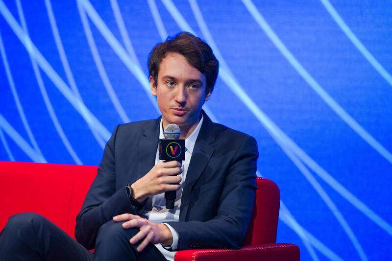 Frederic Arnault, chief executive officer of Tag Heuer Interntional SA, speaks at the Viva Technology conference at Porte de Versailles exhibition center in Paris, France, on Wednesday, June 16, 2021. Viva Tech runs June 16 - 19. Photographer: Nathan Laine/Bloomberg