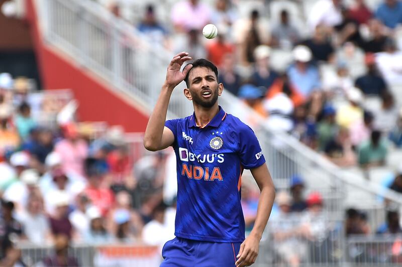 Prasidh Krishna (3 matches, 2 wickets, Econ 5.7) - 6. The ‘control’ bowler who hit the hard lengths and did enough to keep the batsmen in check. Should get better and will always be on the team’s radar for his height and pace. Bowled the second most overs after Shami. AP
