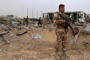 Karbala airport, target of US air strikes against a pro-Iranian militia, in a photo taken on March 13, 2020. AFP