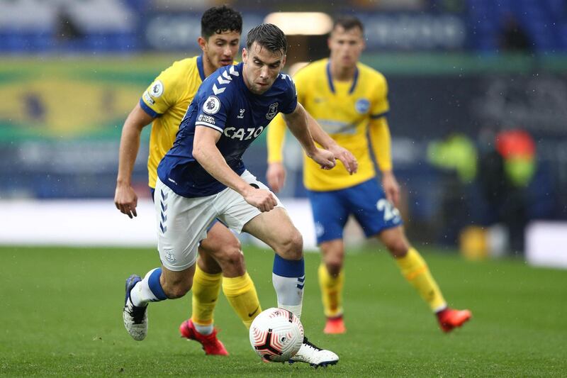 Seamus Coleman - 7: Continued his impressive start to the season, looking strong in both his attacking and defensive play. But he was forced off due to injury which will be a concern for Everton. AFP