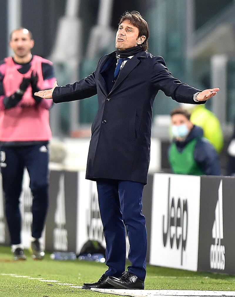 Inter manager Antonio Conte. EPA