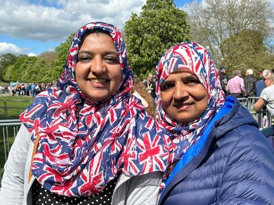 Shakeela Ahmed and her niece Farah Mukhtar. Laura O'Callaghan / The National