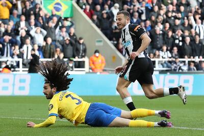 Ryan Fraser is enjoying his best run of form since joining Newcastle in the summer of 2020. Getty Images