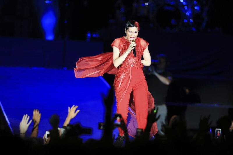 Jessie J was last in the Emirates when she performed at RedfestDXB in 2014. Sarah Dea / The National