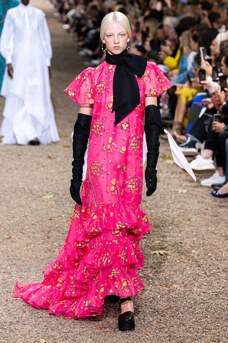 Bright pink at Erdem