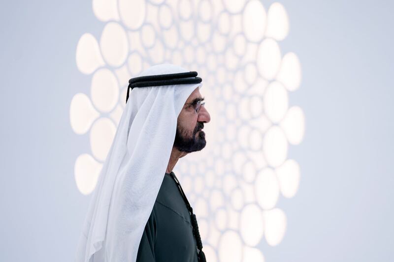 Sheikh Mohammed hailed the 'thousands of teams' who worked to cement the UAE’s growing status across the world.
