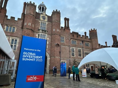 The summit is being held at Hampton Court Palace, a favourite residence of Tudor monarch Henry VIII. Matthew Davies / The National