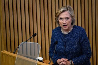 Hillary Clinton highlighted China and Russia as examples of countries using the internet to curb human rights. EPA