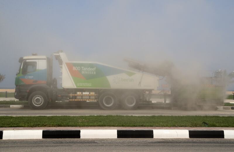 An extensive clean-up operation continues in Kalba after the country's wettest weather in decades. 

