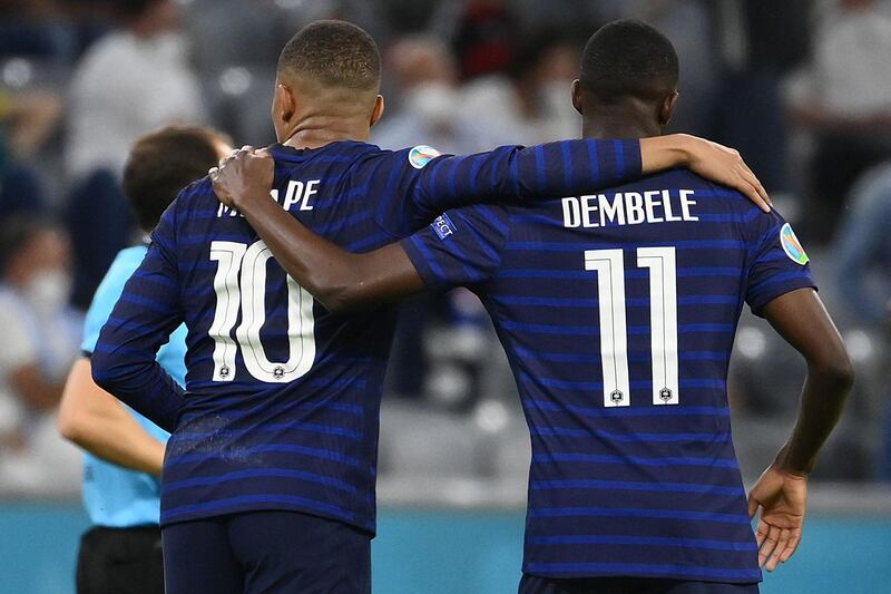 Ousmane Dembele N/A - On for Rabiot after 92. The Barca man who started out in Germany got four minutes as France made it six unbeaten against Germany. AFP