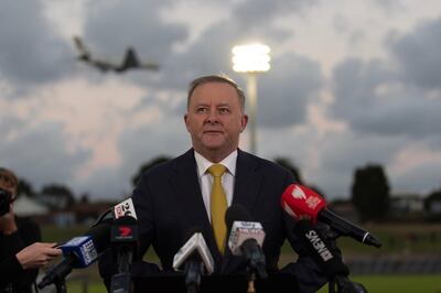 SYDNEY, AUSTRALIA - MAY 22: Anthony Albanese addresses the media at a press conference at Henson Park Oval on May 22, 2019 in Sydney, Australia. Chris Bowen today withdrew from the Labor leadership contest today, paving the way for Anthony Albanese to take over as ALP leader unopposed. Bill Shorten stood down as Labor leader following his defeat in the federal election on Saturday 18 May. (Photo by Brook Mitchell/Getty Images)