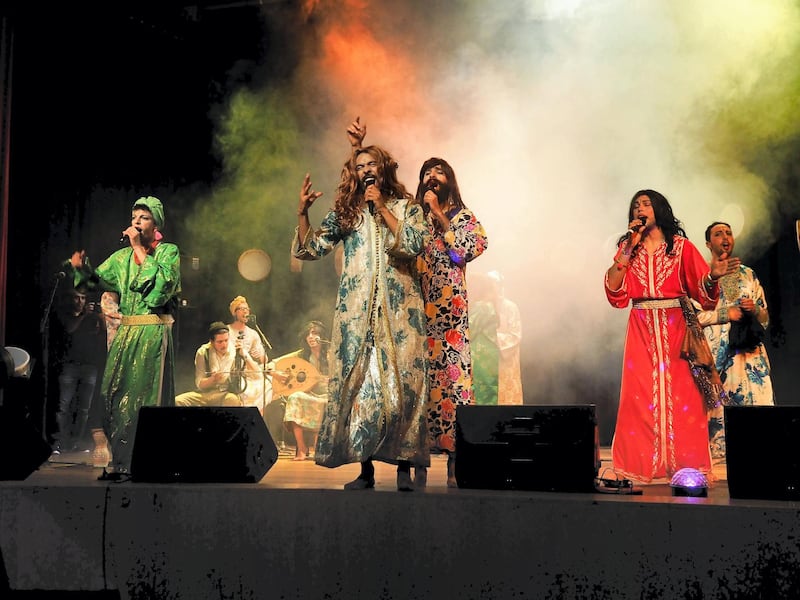 Moroccan collective Kabareh Cheikhats are part of a variety of live acts. Courtesy Shubbak Festival