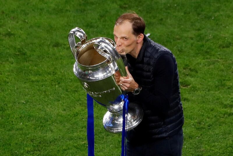 Chelsea manager Thomas Tuchel was named coach of the year. Reuters
