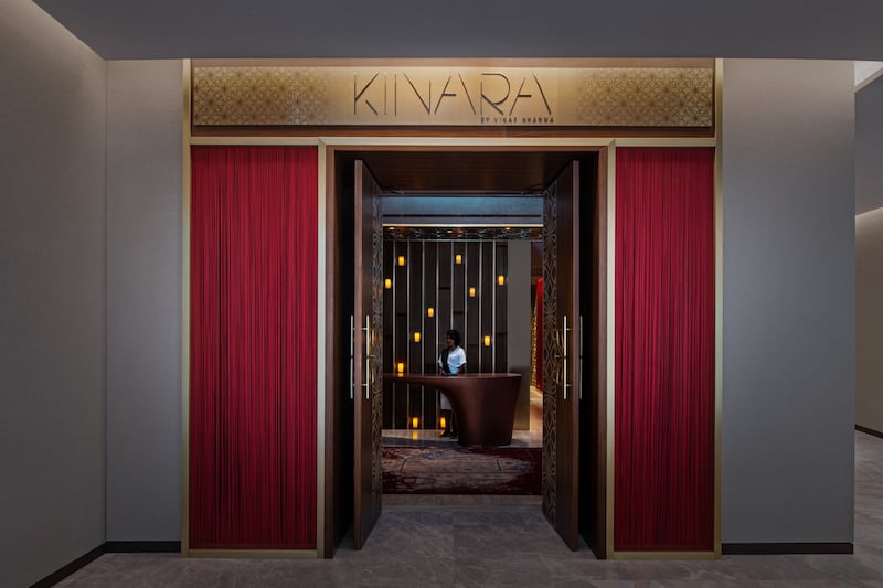Michelin-acclaimed chef Vikas Khanna's Kinara serves contemporary fare from India. Photo JA Hotels & Resorts.