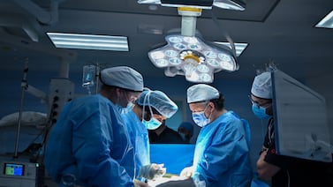 Doctors in an operating theatre at Burjeel Medical City. Photo: Burjeel Medical City