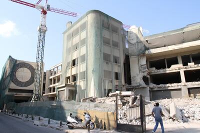 The Laziza Brewery, built in 1933, is being demolished to make way for an apartment building designed by Lebanese architect Bernard Khoury. The brewery had become a landmark in Beirut���s rapidly changing Mar Mikhail neigborhood. Sept 20, 2017. 