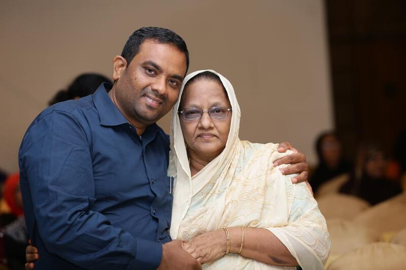 Mr Dawood had a strong bond with his mother