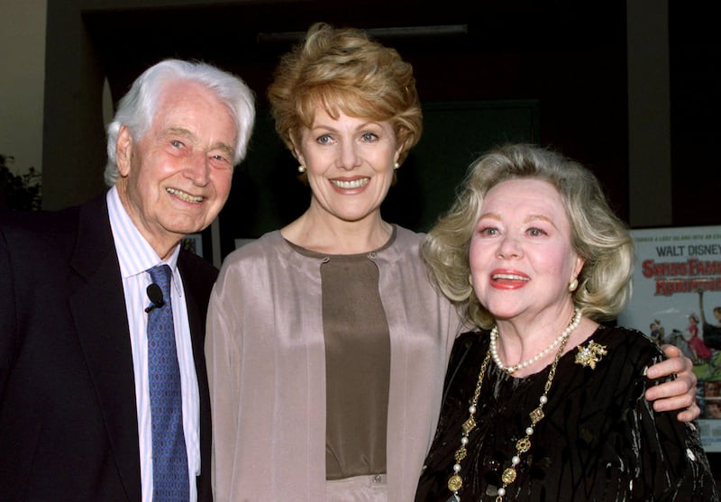 With film director Ken Annakin and actress Lynn Redgrave at an evening honouring Annakin's career. File Photo