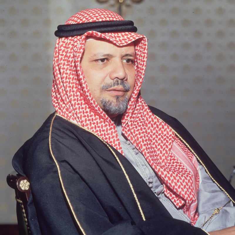 circa 1975:  Saudi Arabian oil minister Sheik Ahmed Zaki Yamani.  (Photo by Hulton Archive/Getty Images)
