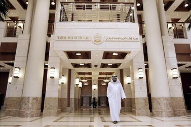 The Central Bank of the UAE praised the UAE leadership for its efforts in aiding the country's economic recovery. Ryan Carter / The National