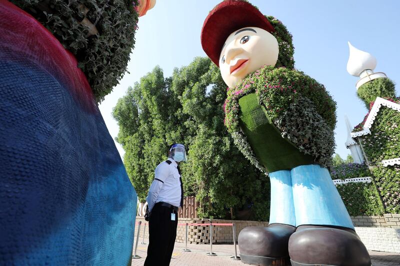 Dubai, United Arab Emirates - Reporter: N/A. Lifestyle. Opening of the new season at the Dubai Miracle Garden. Sunday, November 1st, 2020. Dubai. Chris Whiteoak / The National