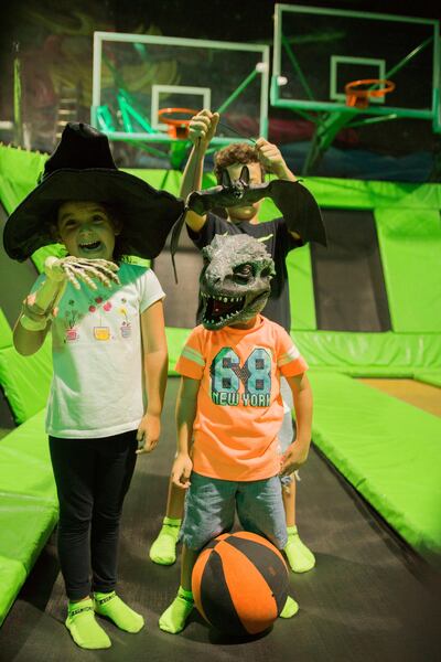 Book your spot for Halloween fun at Flip Out, the trampoline park. Flip Out