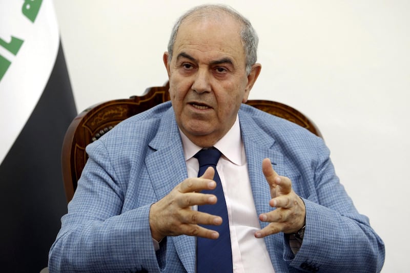 Ayad Allawi: The prominent Shiite vice-president, who presents himself as secular, is leading The National Alliance list along with Sunni head of parliament Salim Al Jubouri. Mr Allawi’s bloc has been advocating for fair and transparent elections. Khalid Al Mousily / Reuters File Photo
