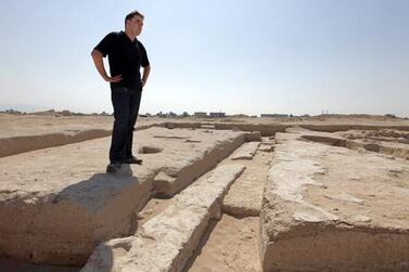 Kevin Lane, the director of the excavation work in the medieval city of Julfar in Ras Al Khaimah.