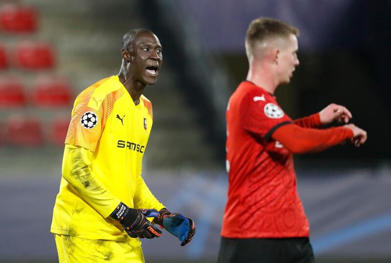 RENNES RATINGS: Alfred Gomis - 7, Made an incredible save to deny Mason Mount and was unlucky to see Olivier Giroud score after stopping Timo Werner’s effort. Reuters